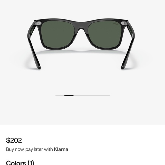 Ray-Ban Classic Black Sunglasses - Picture 7 of 8